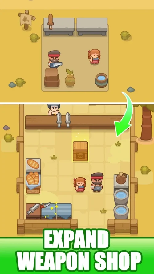 Idle Weapon Shop Tycoon screenshot 5