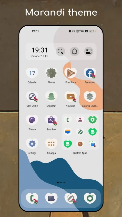 Colorful OS Launcher screenshot 5