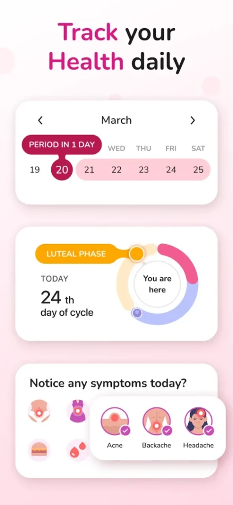 Period Tracker and Calendar screenshot 5