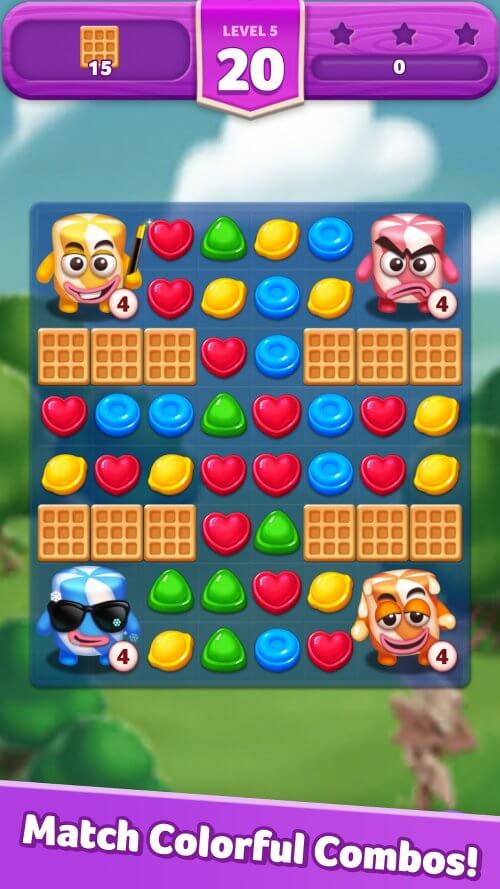 Lollipop & Marshmallow Match3 screenshot 5