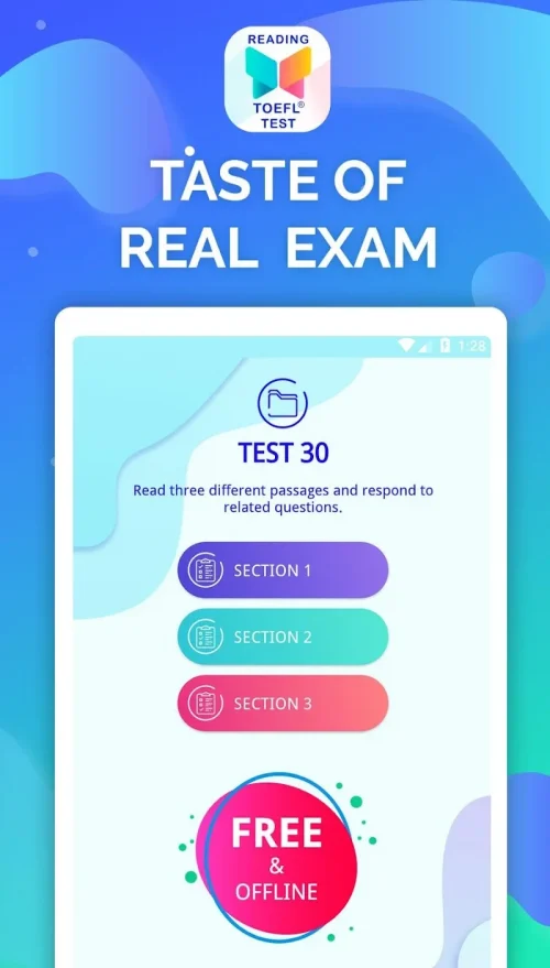 Reading – TOEFL Prep Tests (TOEFL Reading) screenshot 5