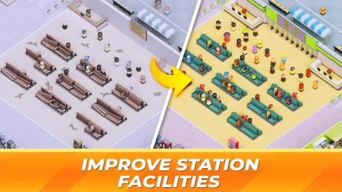 Idle Bus Station – Tycoon Game screenshot 5