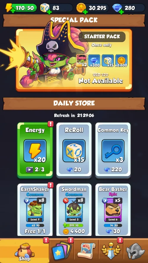 Goblin Attack: PvE AutoBattler screenshot 5