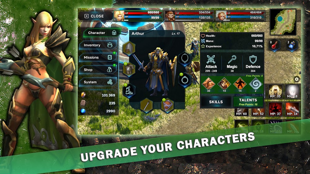 Fantasy Heroes: Epic Raid RPG screenshot 5