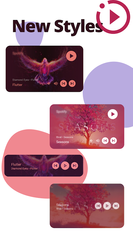 Music Widget Android 12 screenshot 5