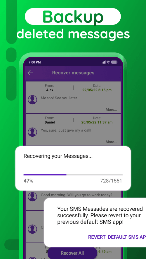 Recover Deleted Messages screenshot 5