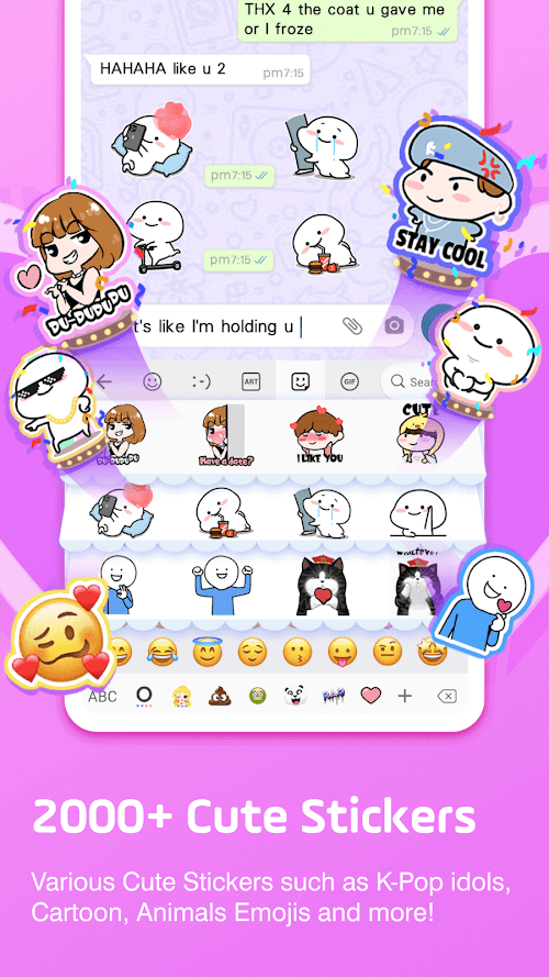Facemoji Emoji Keyboard & Fonts screenshot 5