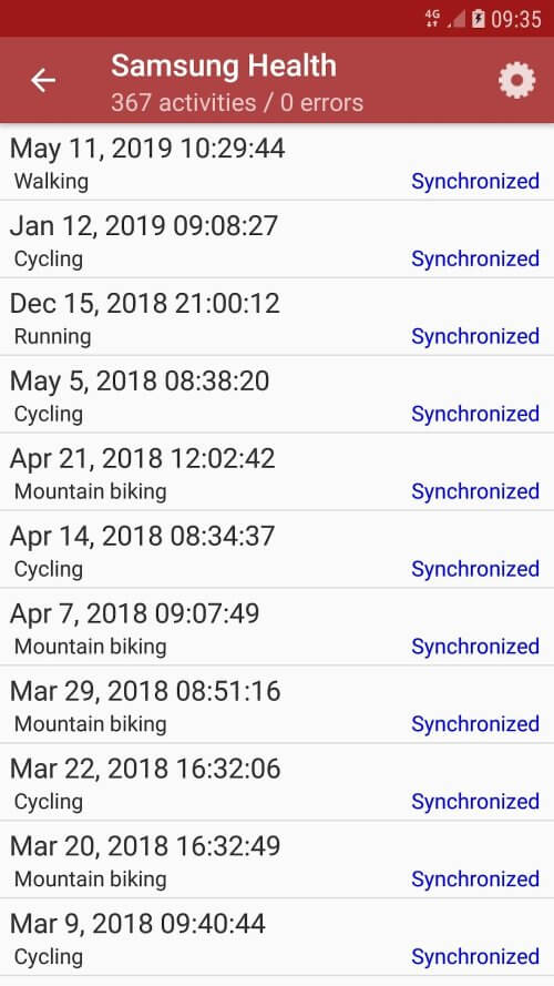 SyncMyTracks screenshot 5