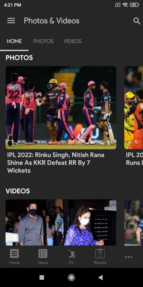 NDTV Cricket screenshot 5