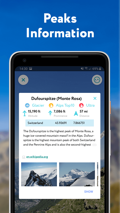 PeakVisor screenshot 5
