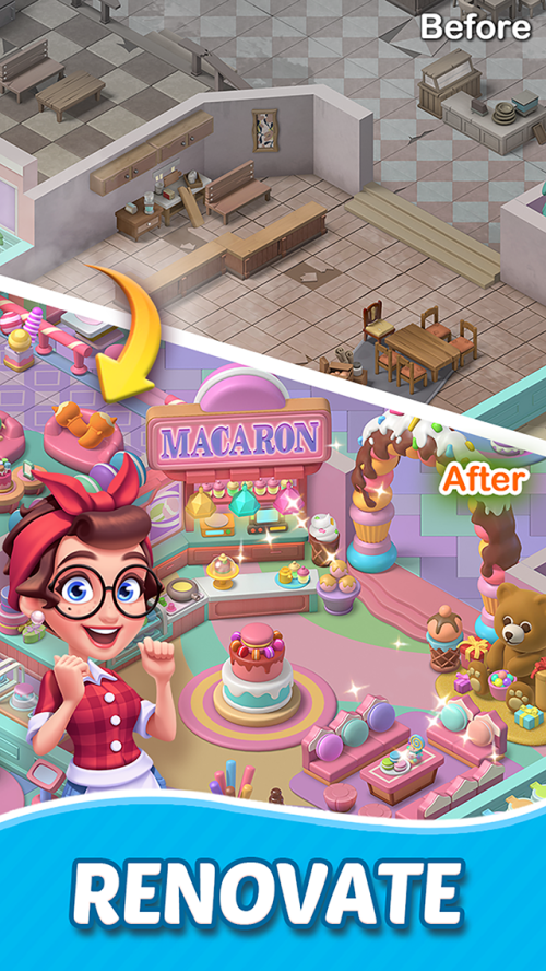 Merge Cooking: Theme Restaurant screenshot 5