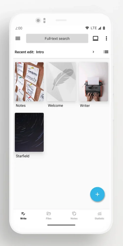 Lite Writer: Writing/Note/Memo screenshot 5