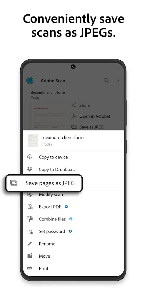 Adobe Scan screenshot 5