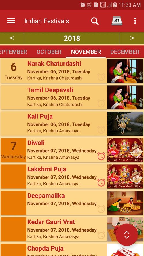 Hindu Calendar – Drik Panchang screenshot 5