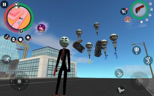 Stickman Rope Hero 2 screenshot 5