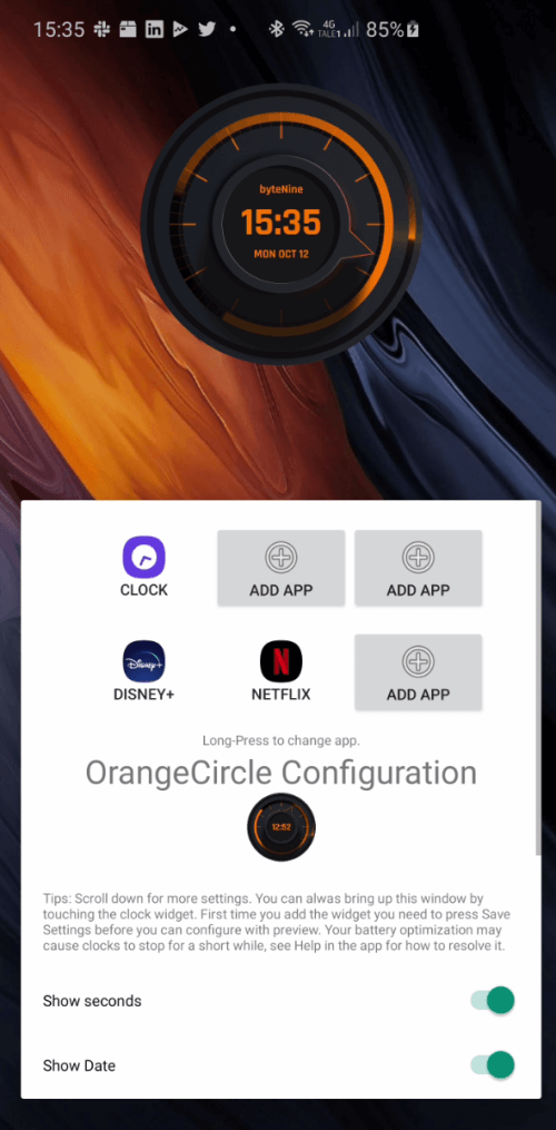 Android Clock Widgets screenshot 5