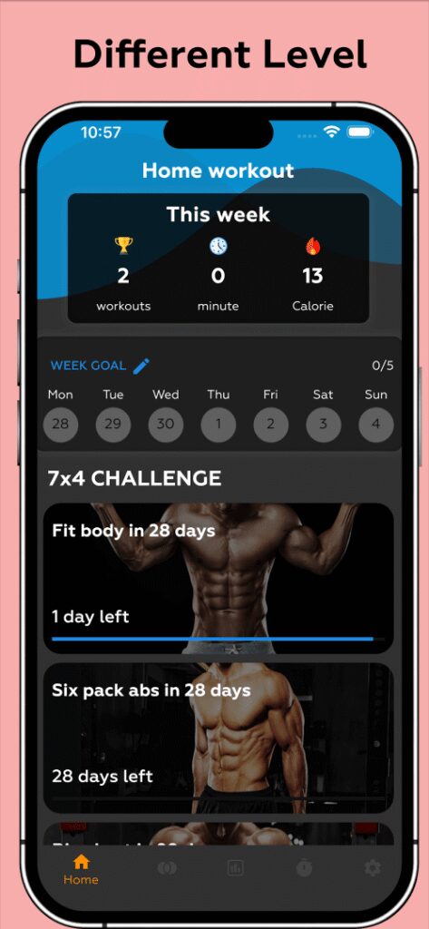 Home Workouts screenshot 5