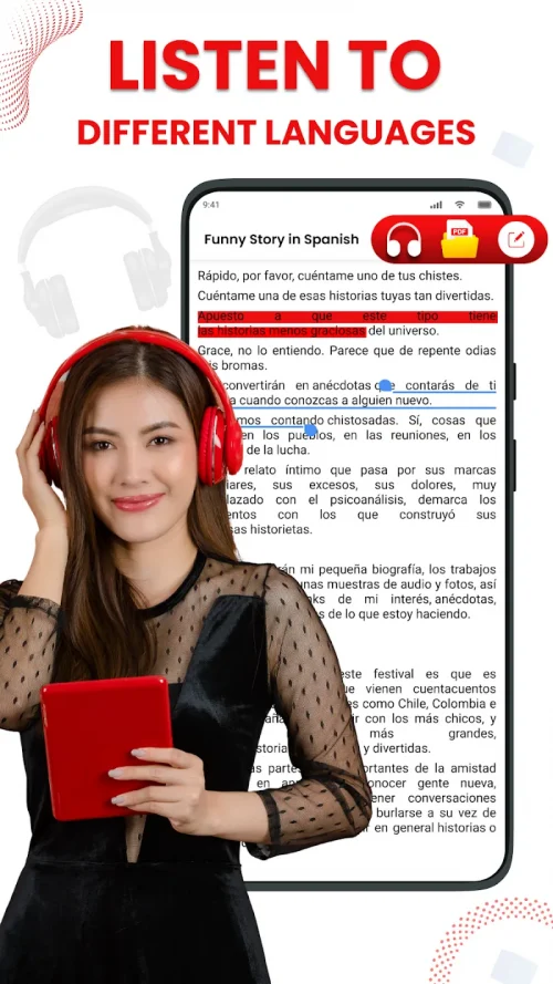 Odify (PDF Speaker) screenshot 5