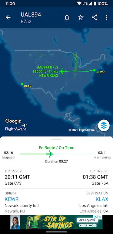 FlightAware screenshot 5