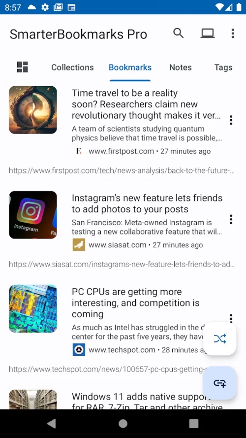 Smarter Bookmarks screenshot 5