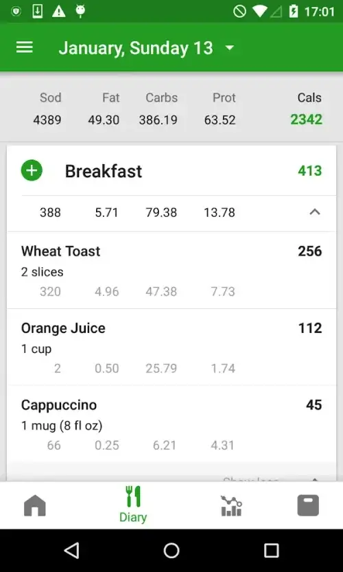 Calorie Counter by FatSecret screenshot 5