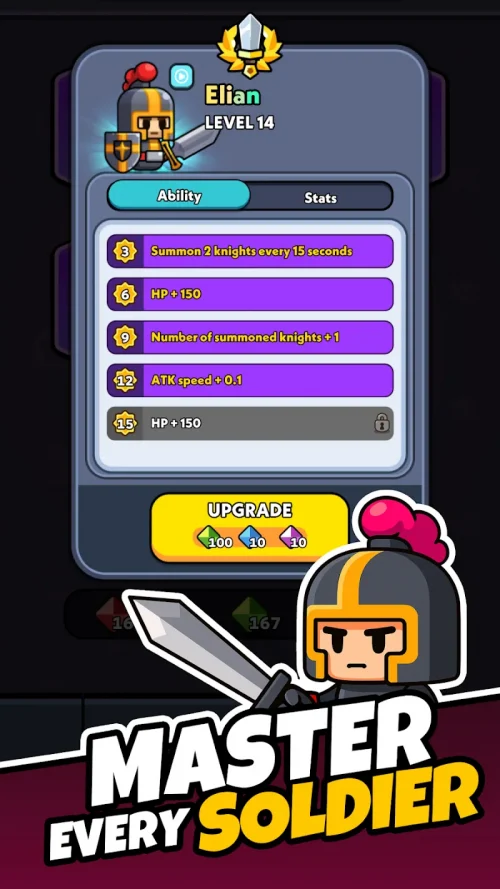 Tiny Warriors Rush – Idle TD screenshot 5