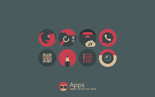 Sagon Circle: Dark Icon Pack screenshot 5