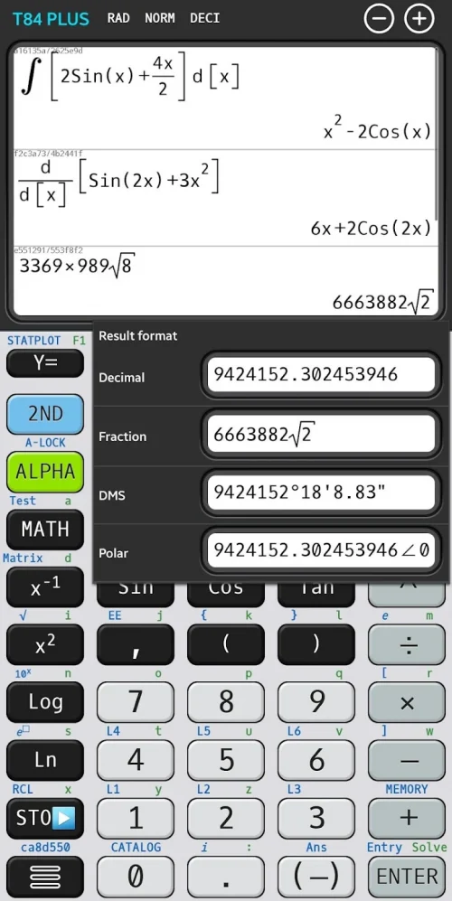 Graphing calculator plus 84 83 screenshot 5