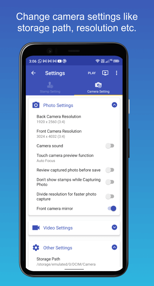PhotoStamp Camera screenshot 5