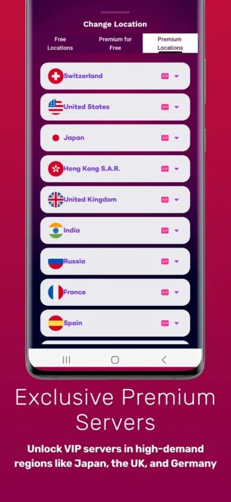 VPN Space – Secure VPN Proxy screenshot 5