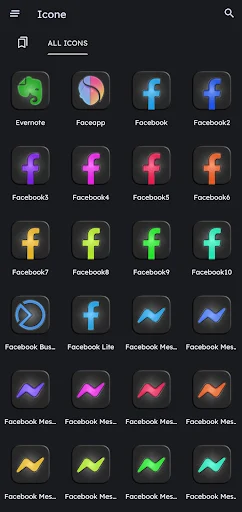 Glossy Dark &#8v2.2; Icon Pack screenshot 5