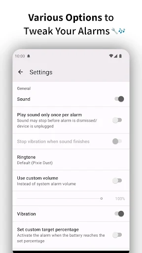 Full Battery Charge Alarm screenshot 5