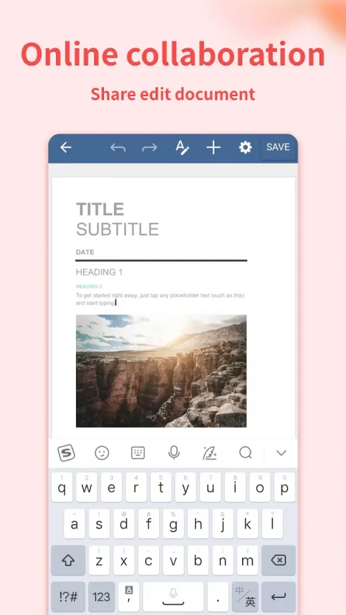 Document Editor screenshot 5