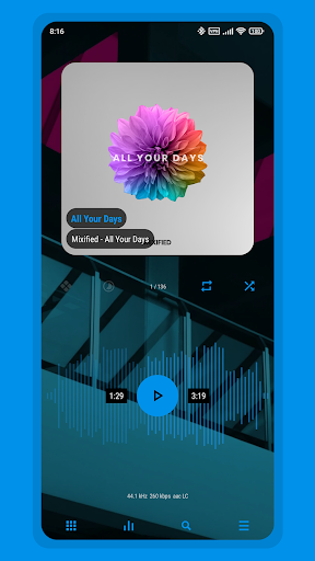 Aurora – Poweramp Skin screenshot 5