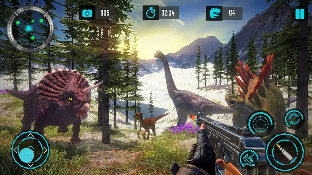 Real Dino Hunting Gun Games screenshot 5