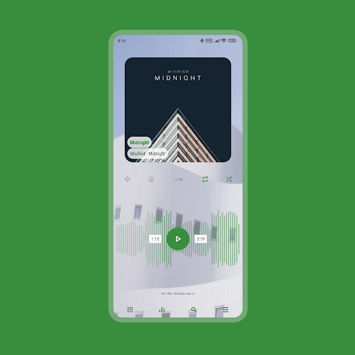 Luminous – Poweramp Skin screenshot 5