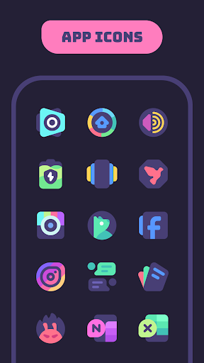 Mello Night Icon Pack MOD screenshot 5