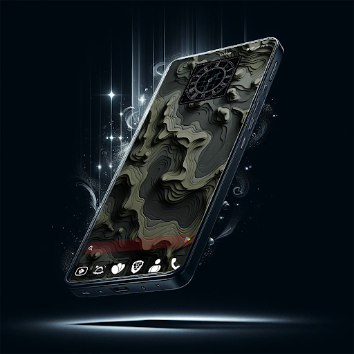 Raya Black Icon Pack MOD screenshot 5