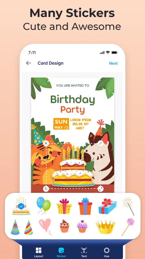 Invitation Maker & Card Design (Invites4U) screenshot 5