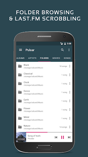 Pulsar Music Player Pro MOD screenshot 5