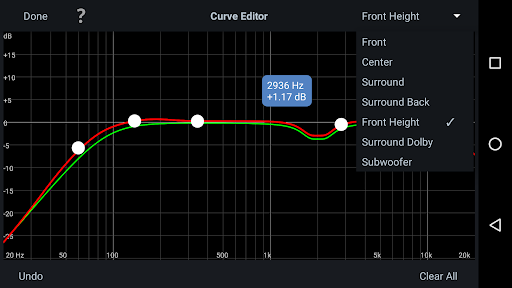 Audyssey MultEQ Editor app screenshot 5