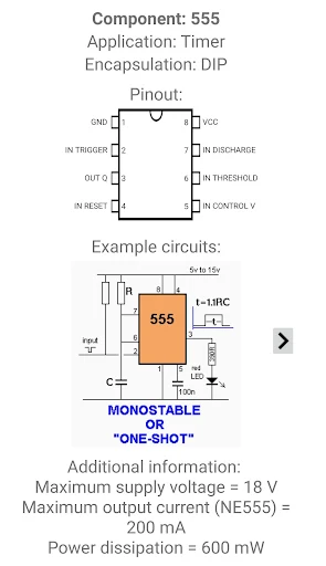 Electronic Component Pinouts screenshot 5