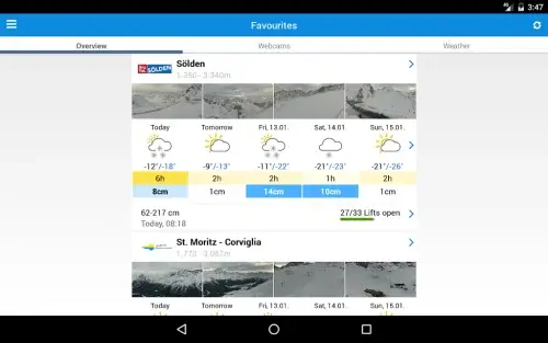 bergfex: Ski, Schnee & Wetter screenshot 5