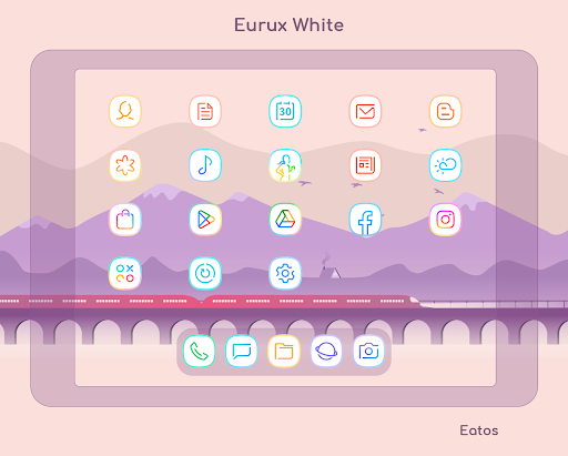 Eurux White – Icon Pack screenshot 5