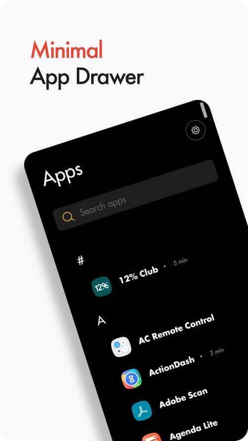 Flow Minimalist Launcher screenshot 5