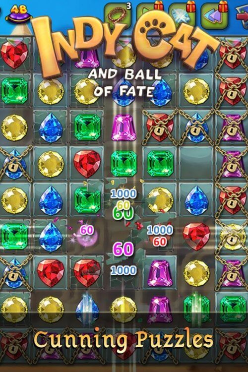 Indy Cat: Match 3 Adventure screenshot 5