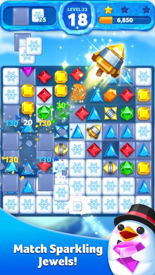 Jewel Ice Mania:Match 3 Puzzle screenshot 5