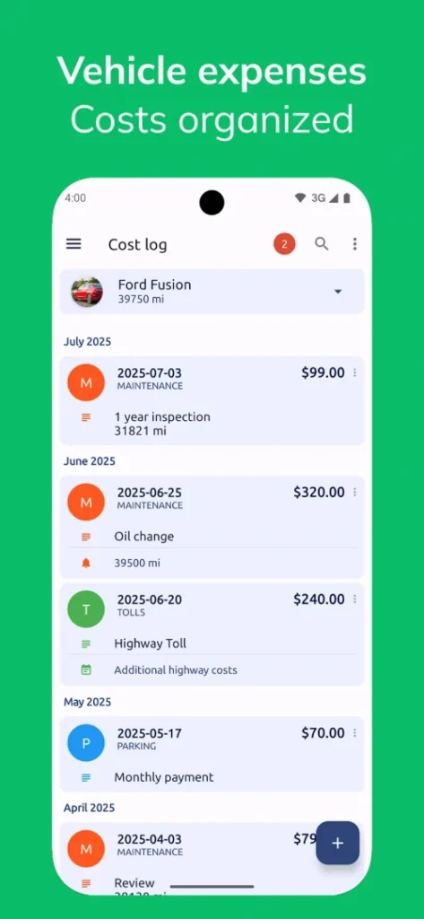 Fuelio screenshot 5