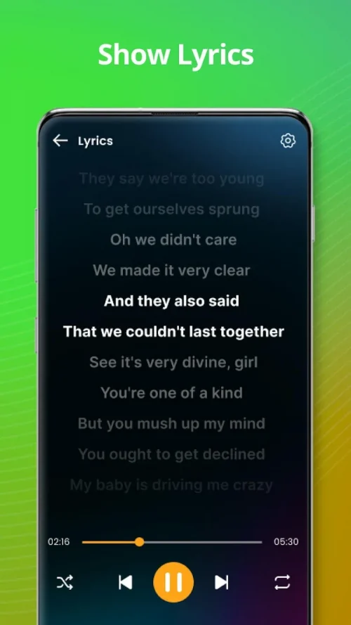 Music player screenshot 5