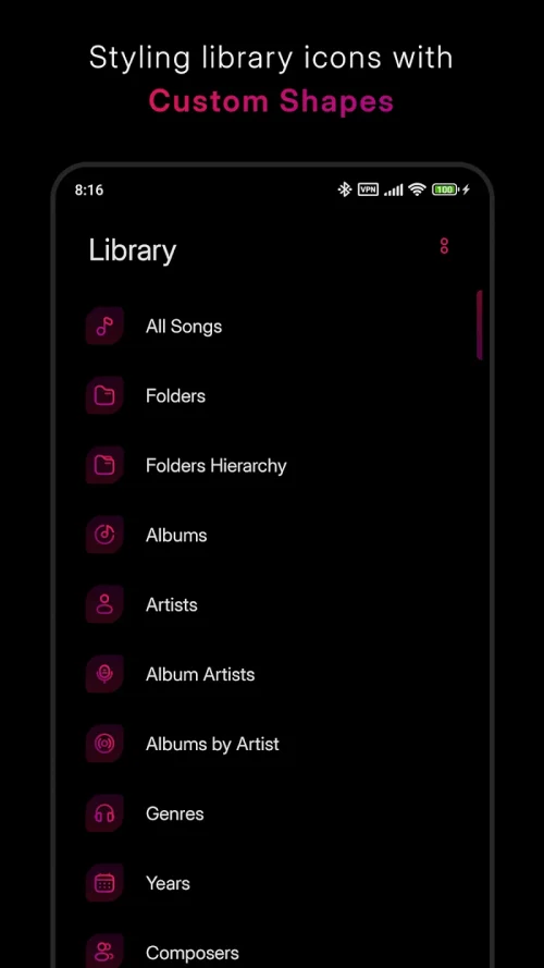 Proxima – Poweramp Skin screenshot 5